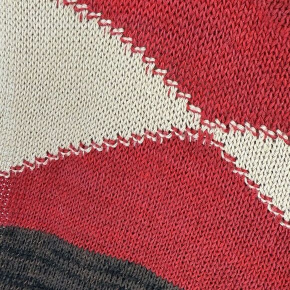 Ralph Lauren Sleeveless Linen Blend Knit Top Red Size Small - Picture 2 of 3